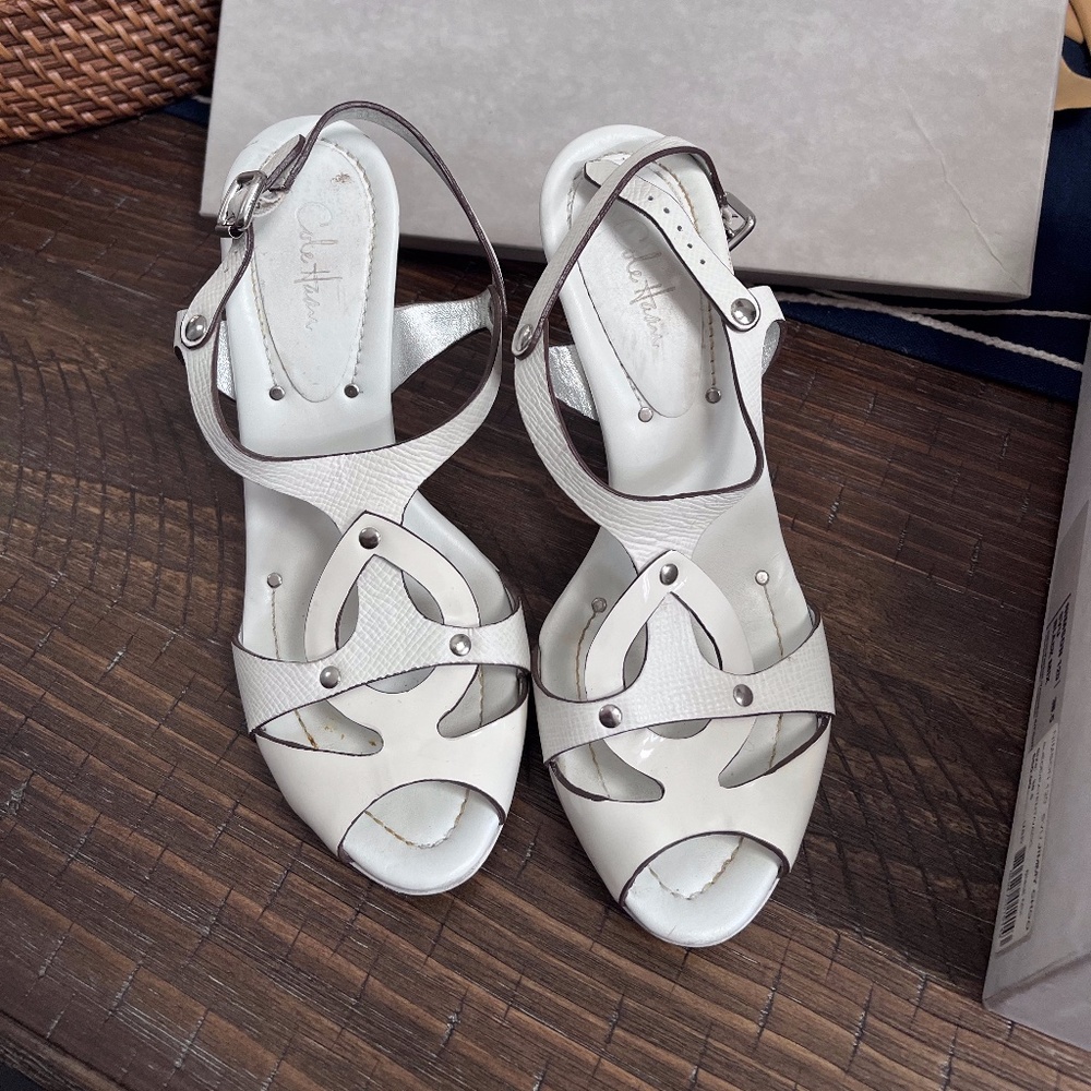 Cole Haan | White Heels 7.5